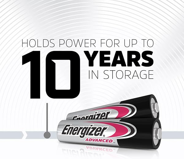 Energizer Advanced - AAA Batteries (16 Pack) - Triple A Battery 1.5V - Up To 100% Longer Lasting - Ideal for High-Drain Devices - 0% Plastic Packaging - 10 Year Shelf Life [Amazon Exclusive] - 4