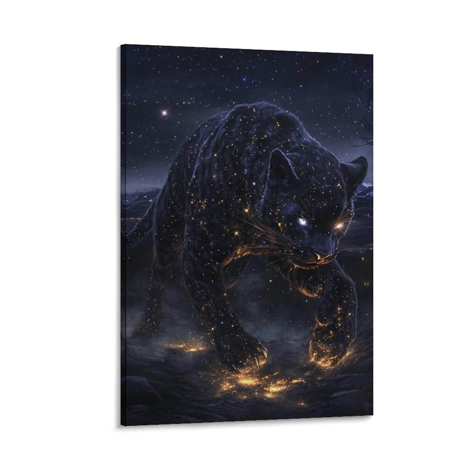 Impression sur toile léopard de qualité premium grand format 50x75 - 6