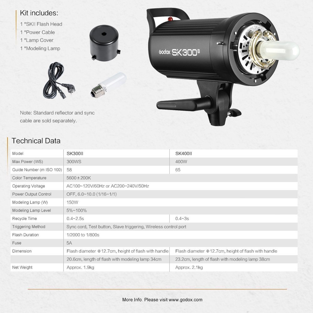 GODOX Sk300Ii 2 Head Studio Kit With 2 Sofbox 2 Stands And 1 Bag