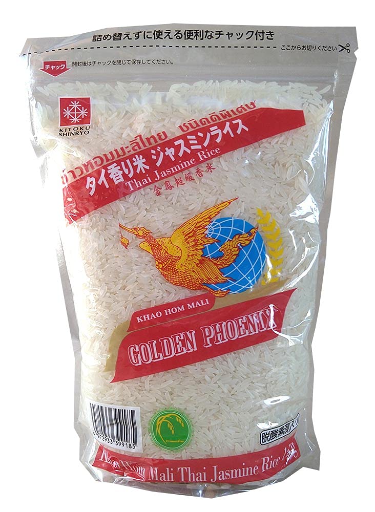 GOLDEN PHOENIX タイ 香り米 ジャスミンライス 1kg チャック付き KHAO HOM MARI