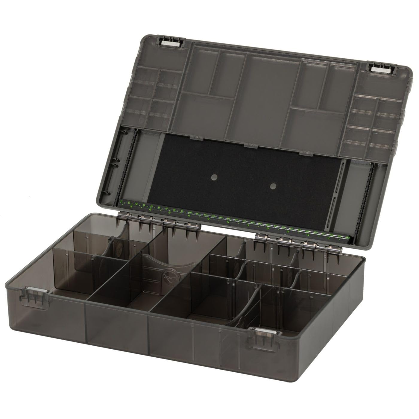 Korda Caja de aparejos grande 35,5 cm x 24 cm x 7,5 cm