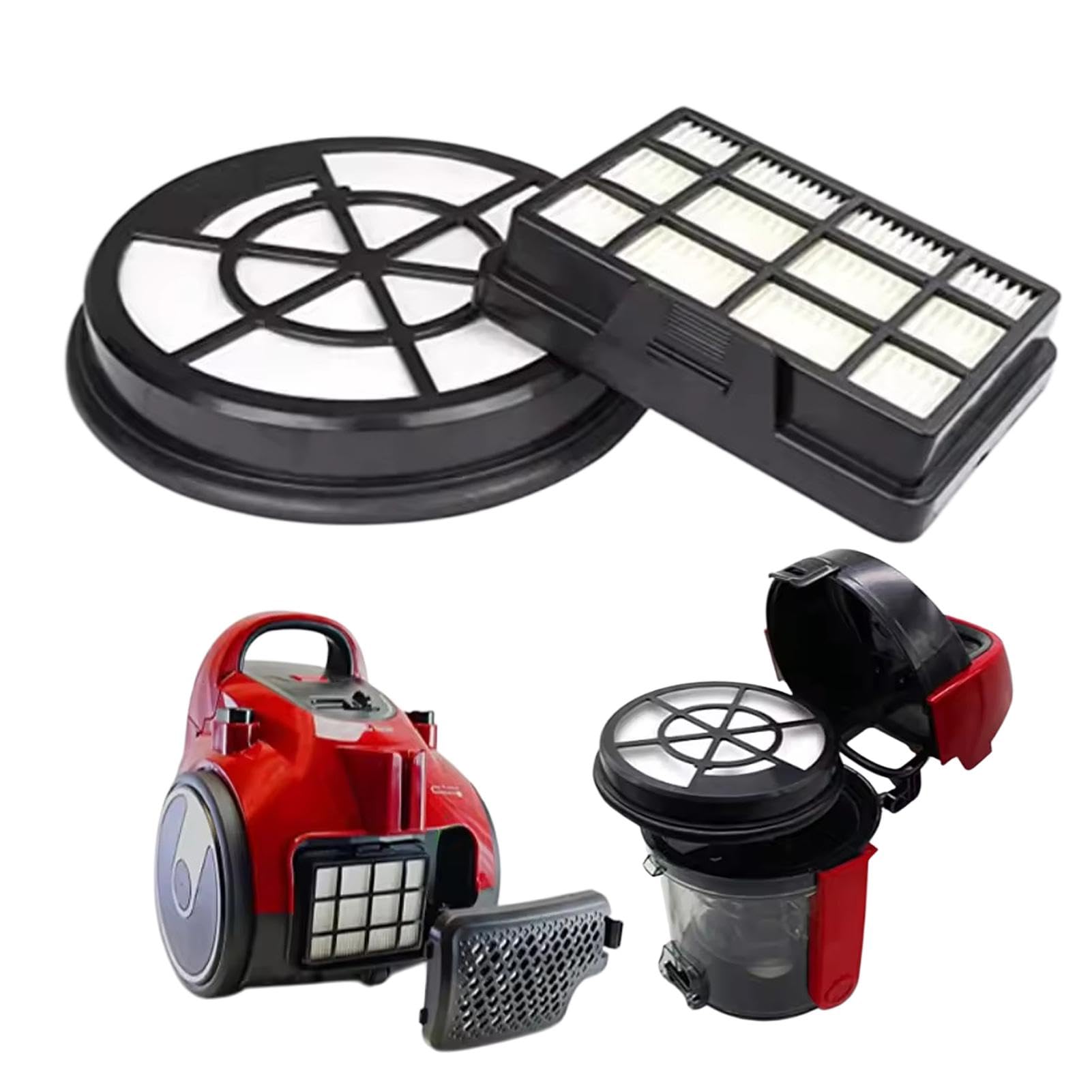 4 pezzi filtri accessori per aspirapolvere Bosch Serie 2 BGC05A220A, BGC05A320, BGC05A322, BGC05AAA1, BGS05A221, BGS05A222, BGS05AAA2/01, BGS05A220/02, filtro Hepa protezione motore Filtro, filtro di