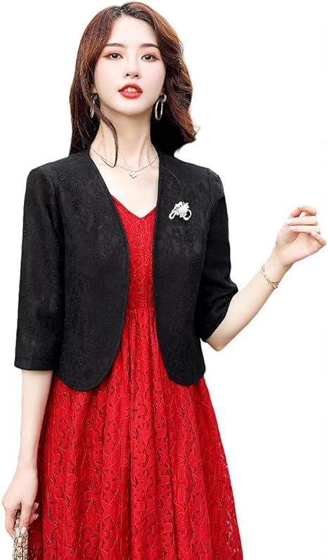 一部即納 スーツ レディース テーラードジャケット 結婚式 ジャケット フォーマル ミセス スーツジャケット レイヤード風 ノーカラー 長袖