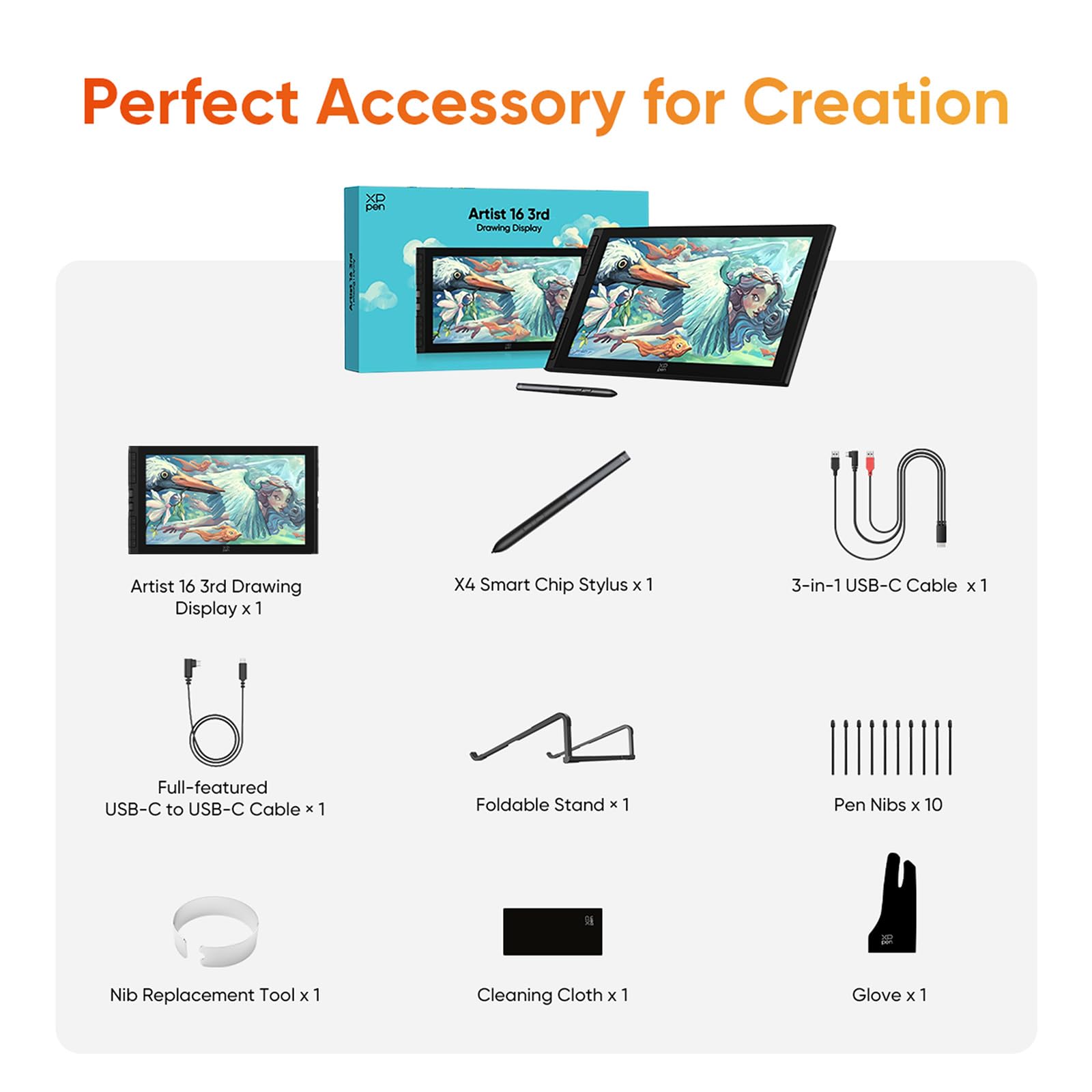 XPPen Artist 12 3rd tavoletta grafica con schermo, 8 tasti rapidi, 99% sRGB, colore a 8 bit, penna X4 con 16.384 livelli di pressione, compatibile con Windows, Mac, Linux e Android, Rosa