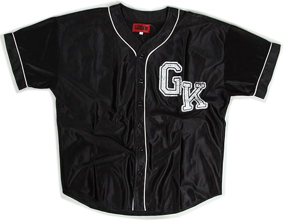 グリード Greed ナンバリング かすれ プリント 半袖 ベースボール シャツ Xxl 175cm ブラック 15sp N7505 Gk239 シャツ 通販