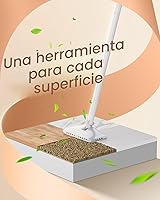 Vista 6 de LABIGO Trapeador de vapor 10 en 1 con limpiador de vapor de mano desmontable, tanque de 350ml, calentamiento en 10s, limpiador de vapor de 248°F