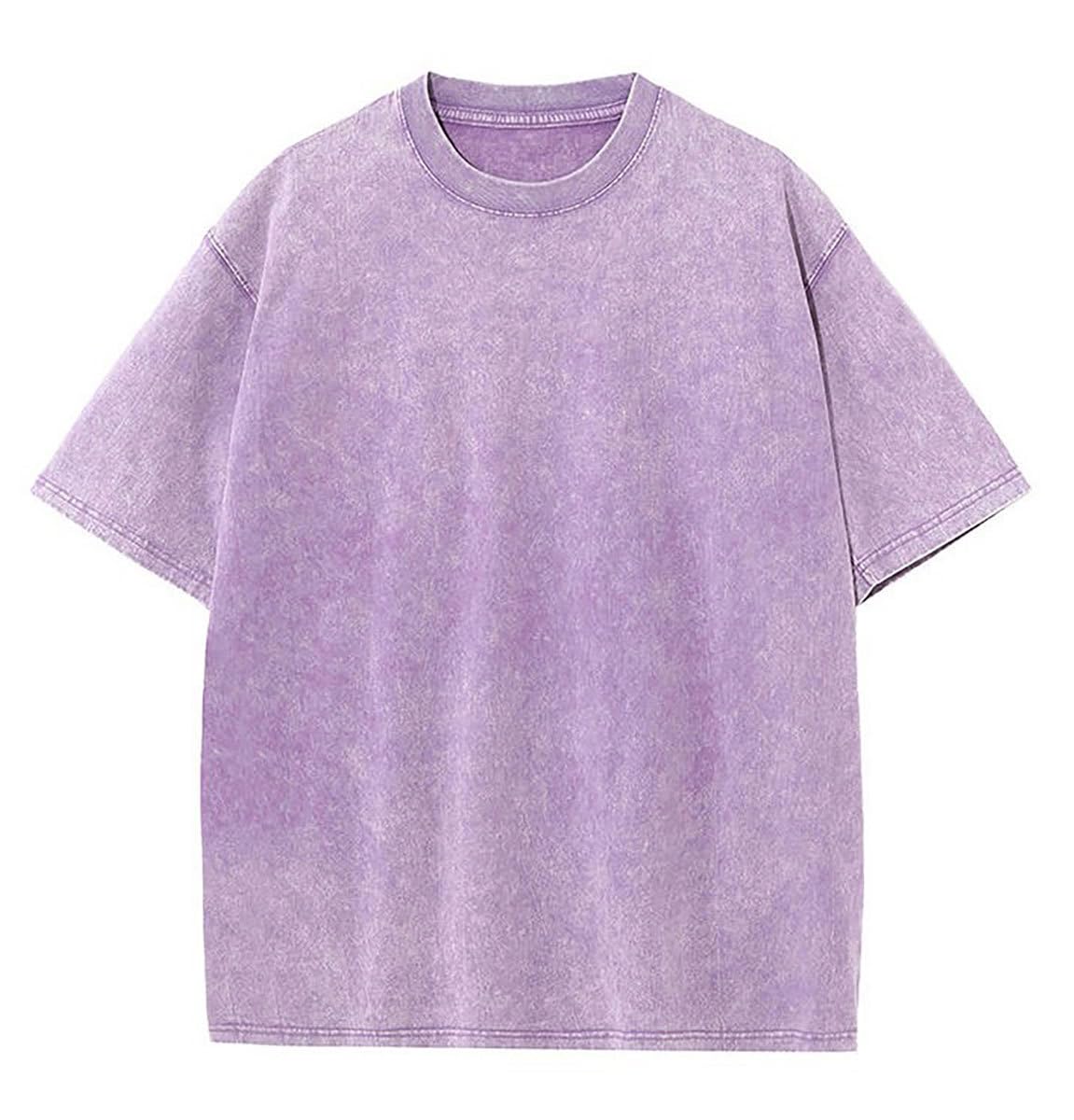 Botong Oversized Workout Shirts for Women Vintage Heavyweight T Shirts for Men Casual Loose Pump Covers Gym Purple 5XL