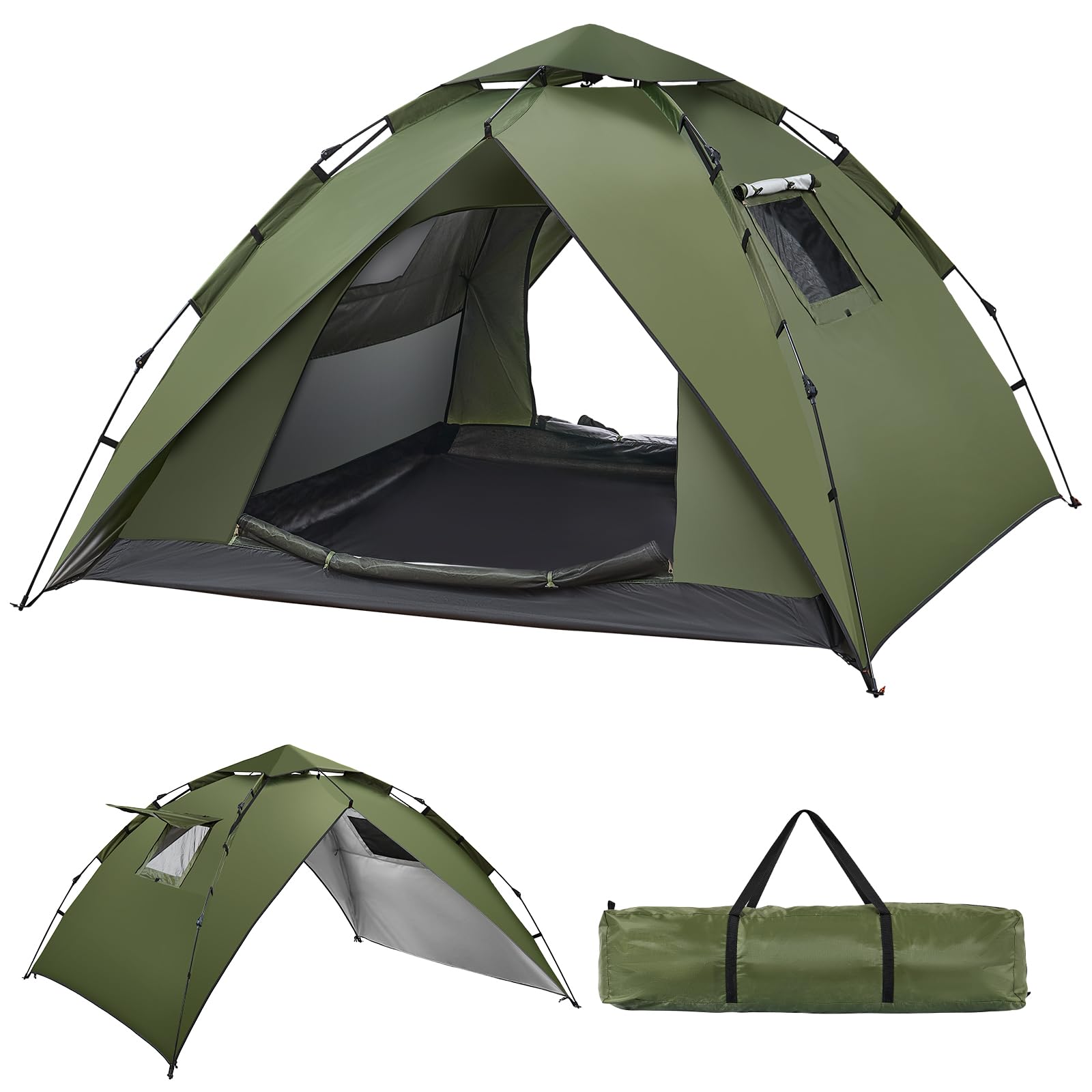 FORRINX 4‑Personen Pop‑Up Zelt