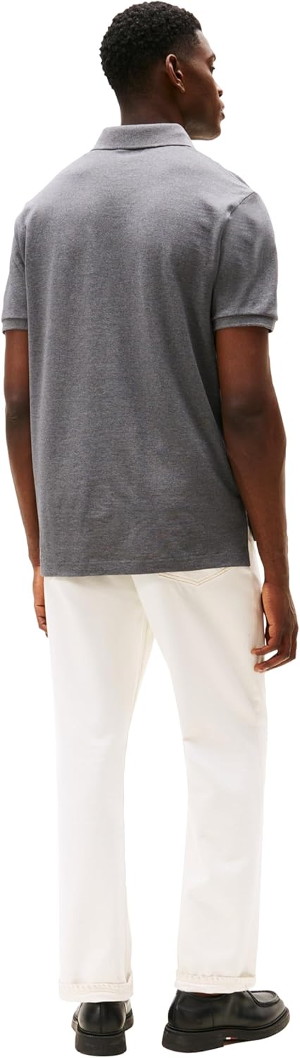 Tommy Hilfiger Men's Short Sleeve Cotton Pique Polo Shirt in Classic Fit - Image 4