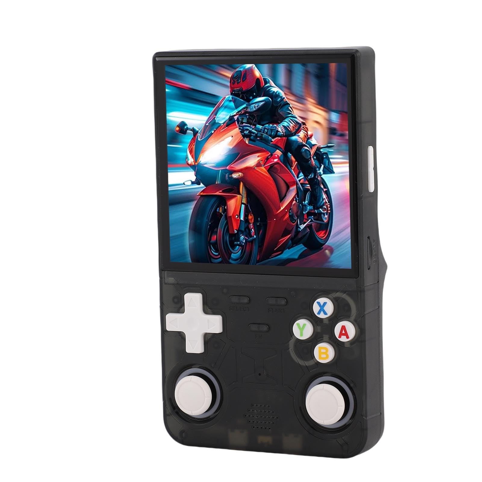AMONIDA Console di Gioco Portatile Dispositivo di Gioco Portatile retrò per Open Source Schermo HD da 4 Pollici (128G)