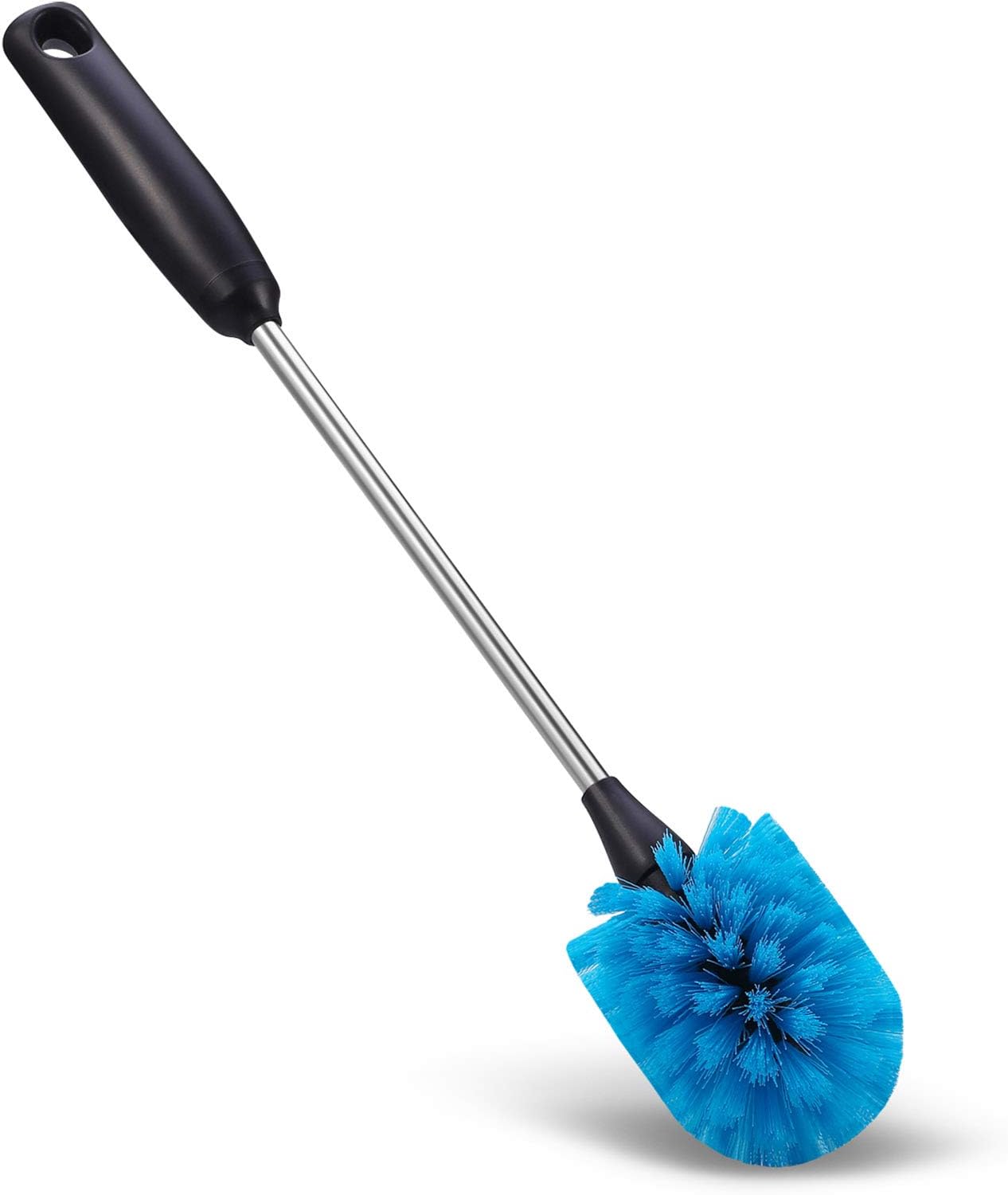 Stainless Steel Bottle Brush, 2 Pack, 15 in with 3 Replacement Brush Heads, Round Head