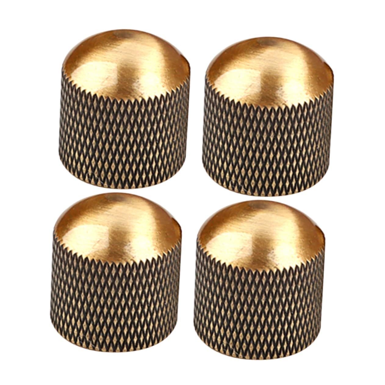 ERINGOGO Guitar Volume Tone Knobs Set 4pcs Metal Guitar Volume Knob Bass Volume Caps Potentiometer Knob Hats