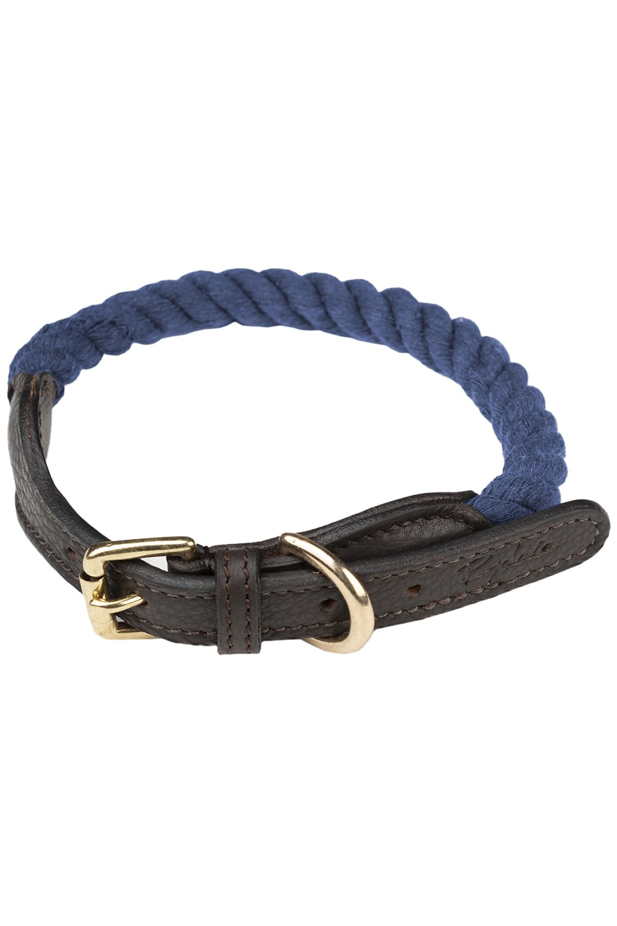 Rope Dog Collar Adjustable Twister Dogs Collars Pet Puppy Training Strong Roped Cotton (XS/S, Blue)