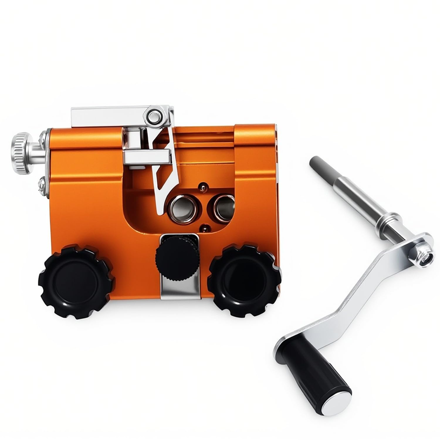 QTG Manual Chain Saw Sharpener,Adjustable Clamp & Precision Guide,Portable Metal Attachment,8-22" Chain/Electric Saws — view 9
