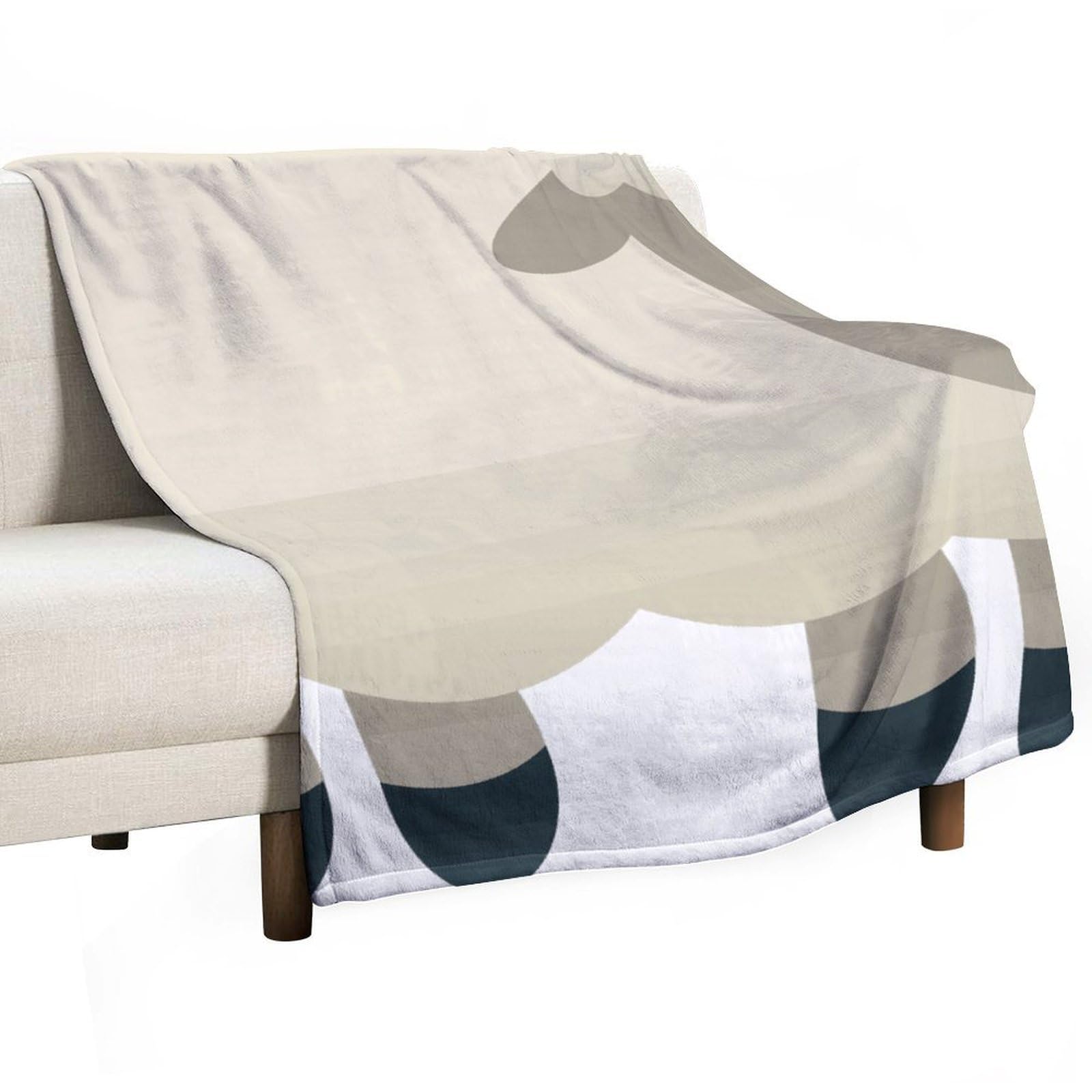 MHYRAC Flannel Blanket, Sheep Throw Blanket for Couch Sofa Bed Office, Soft And Comfortable Without Pilling
