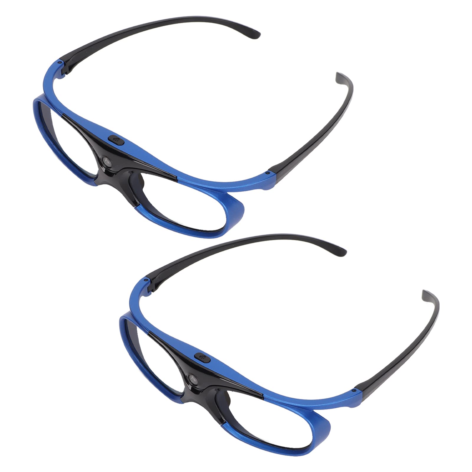 Occhiali 3D DLP Link Ricaricabili, Otturatore Attivo 144 Hz, Connessione Rapida con Proiettore DLP Link per XGIMI ZX4 H1, per JMGO G1 G3 X1, per, per Acer