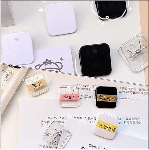 Miniatura 7 de Carpeta de papel para carpeta cuadrada, carpetas de oficina, clips de clasificación de datos, clips de archivo de papel, clips de clasificación de