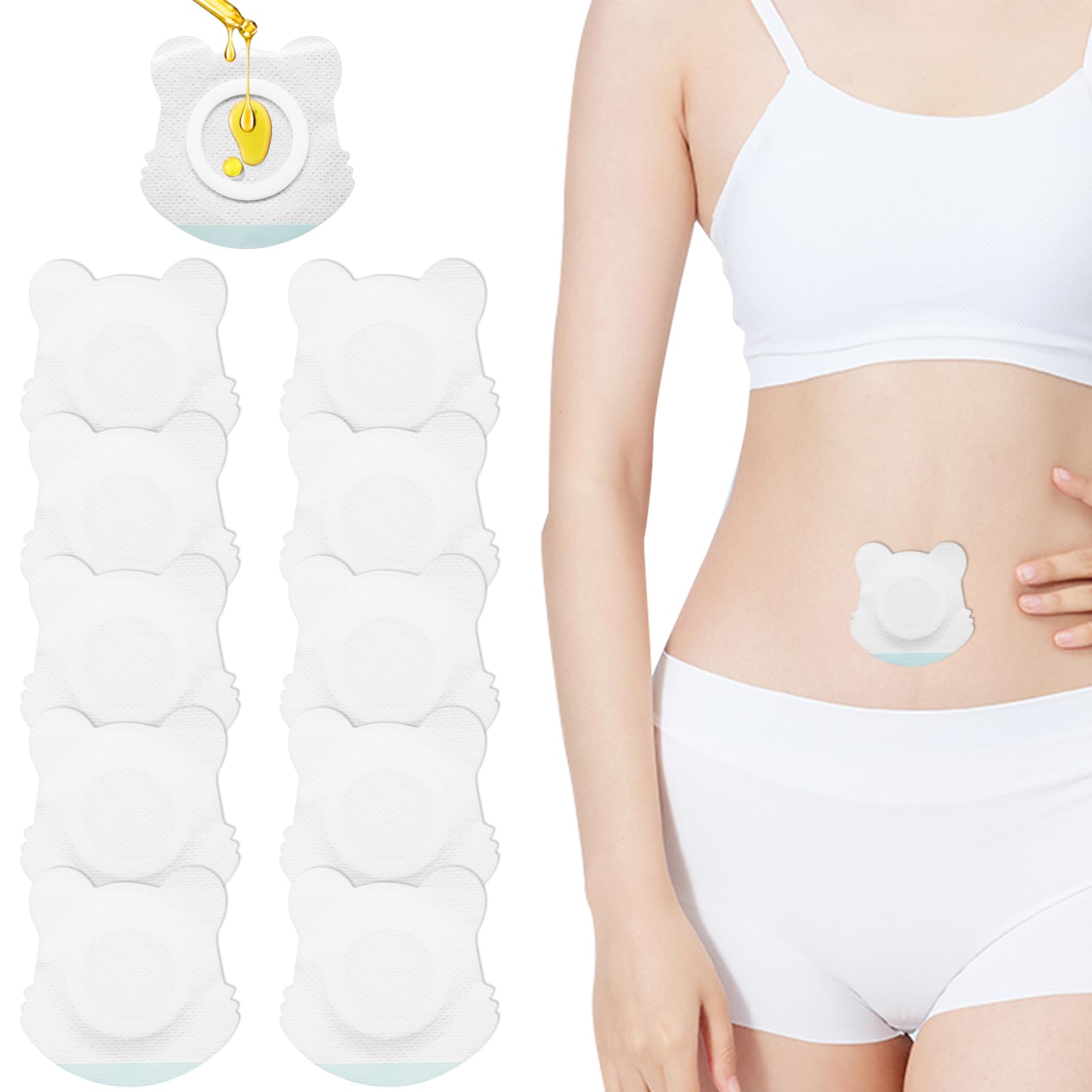 EBTOOLS patch ventre 30 pièces minceur nombril Patch Abdomen minceur