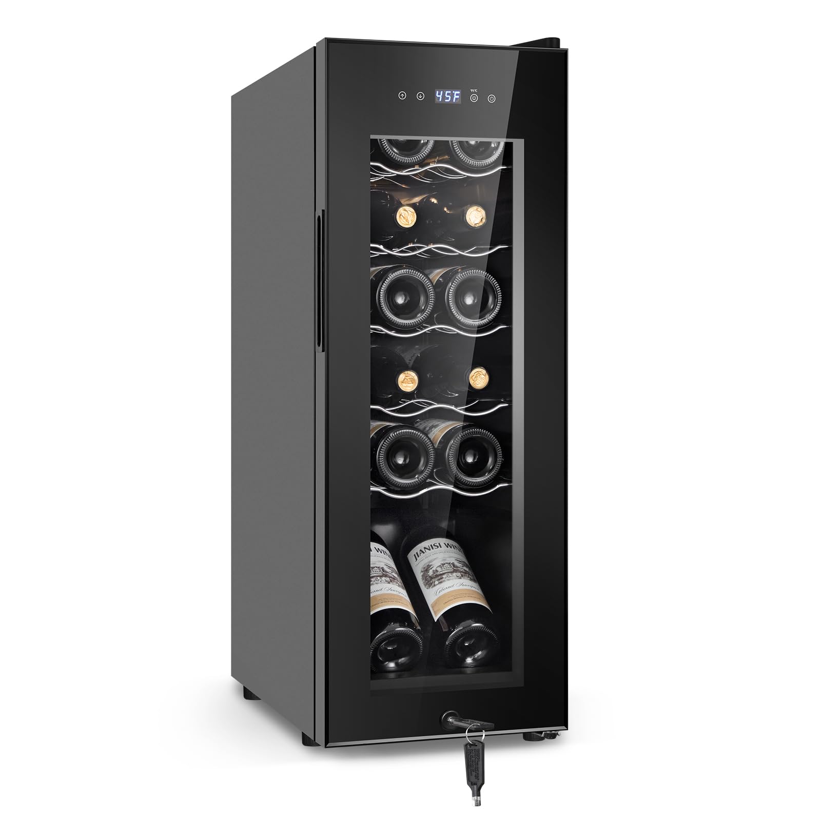 Tylza TAHJ12 Wine Cooler Black