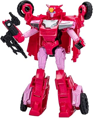 Transformers Toys EarthSpark Warrior Class Elita-1 Action Figure, 5-Inch, Robot Toys for Kids Ages 6 and Up