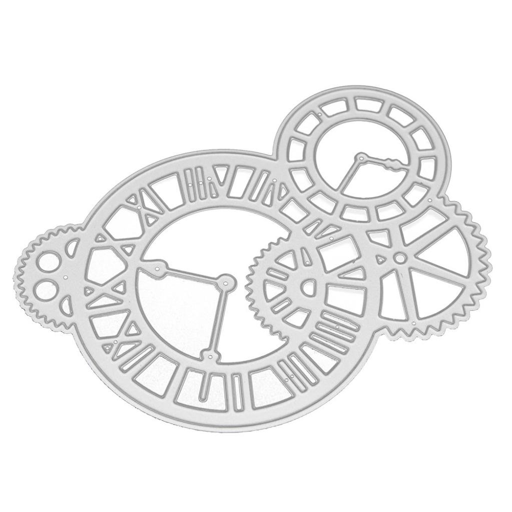 Die Cuts, Machine Cutting Edge Stencils, for Making Scrapbooking Metal for Card Making, Get Well Embossing Folders Stamps Christmas Big Shot for Album Decorative DIY Pape (P)