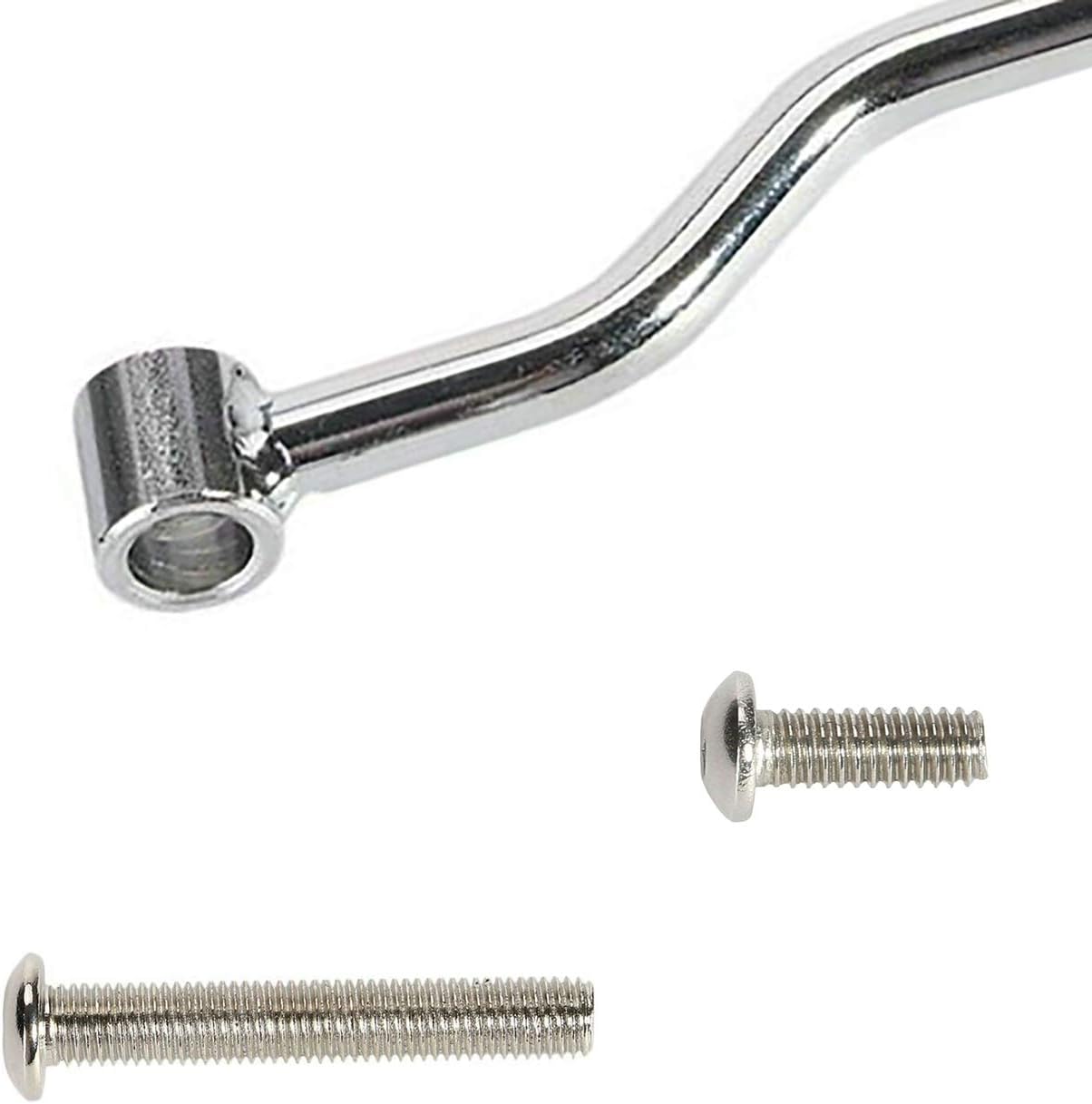 Yibid Heavy Steel Universal Motorcycles Saddle Bag Support Bracket Bars Mount Holder Replacement for/ Compatibility with Honda Suzuki Yamaha Kawasaki Boulevard C50 M50 Intruder Volusia VL800 (Chrome)