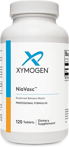Xymogen - Nia Vasc 500mg liberación temporal - 120 pestañas