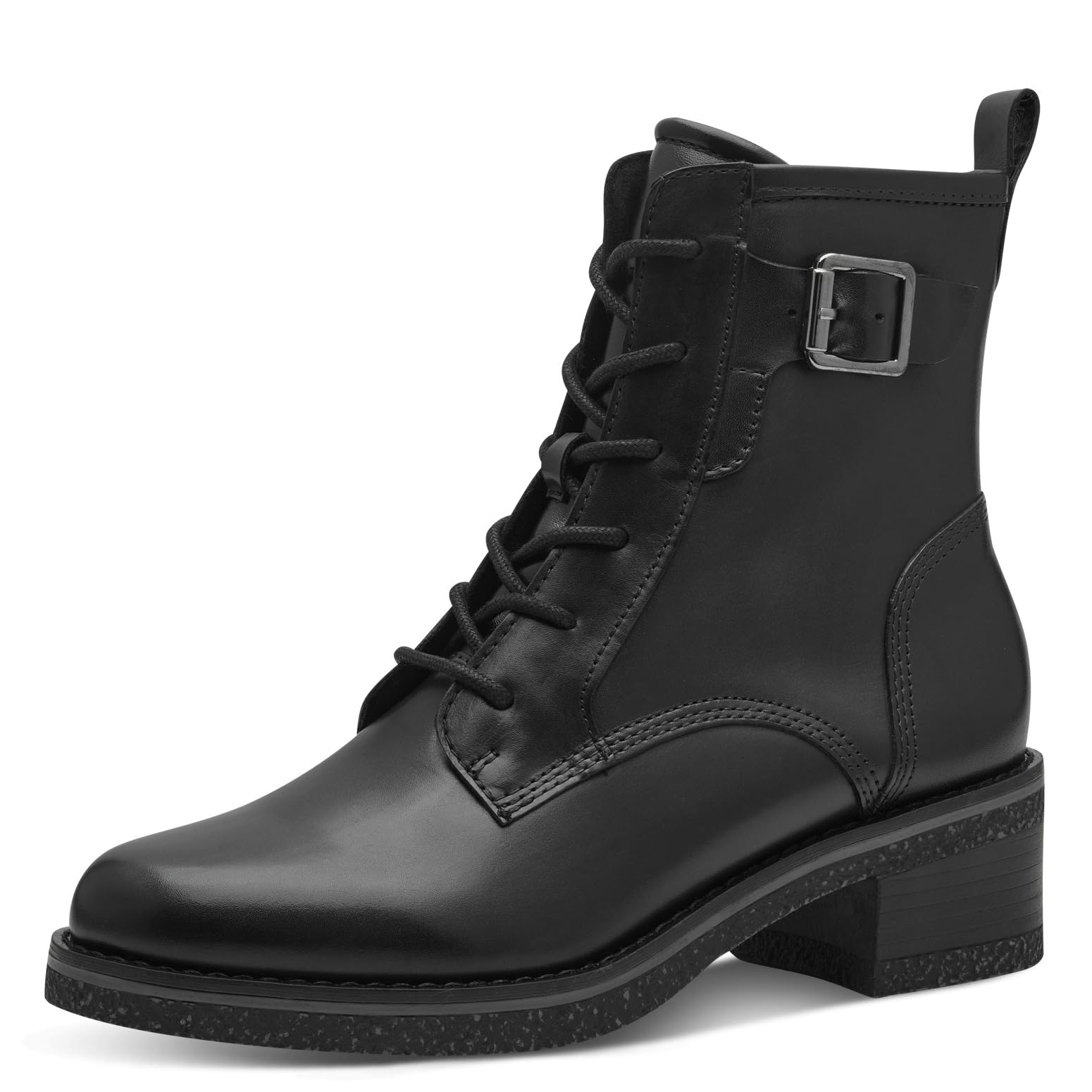 MARCO TOZZI Women's Laced Bootie 2-25111-43 Fashion Boots, Black, 38 EU, black, 6 UK