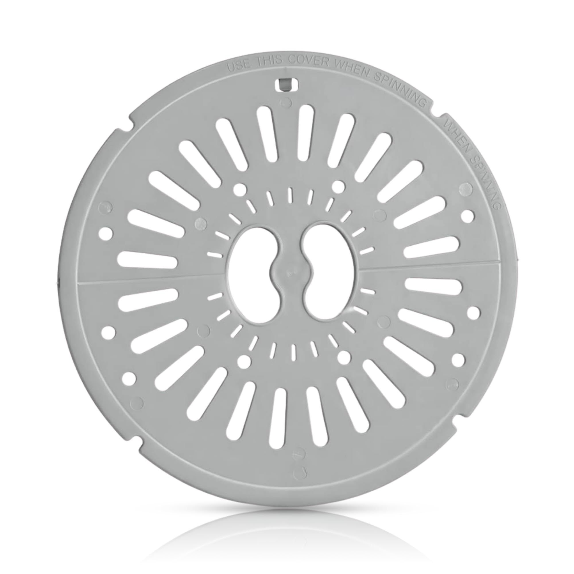 New Ware 24.5 cm Spin Cap for Top Load Semi Automatic Washing Machine, Spinner Dryer Safety Cover, Replacement Spin Tub Lid, Durable Plastic Washing Machine Spare Part, Pack of 1