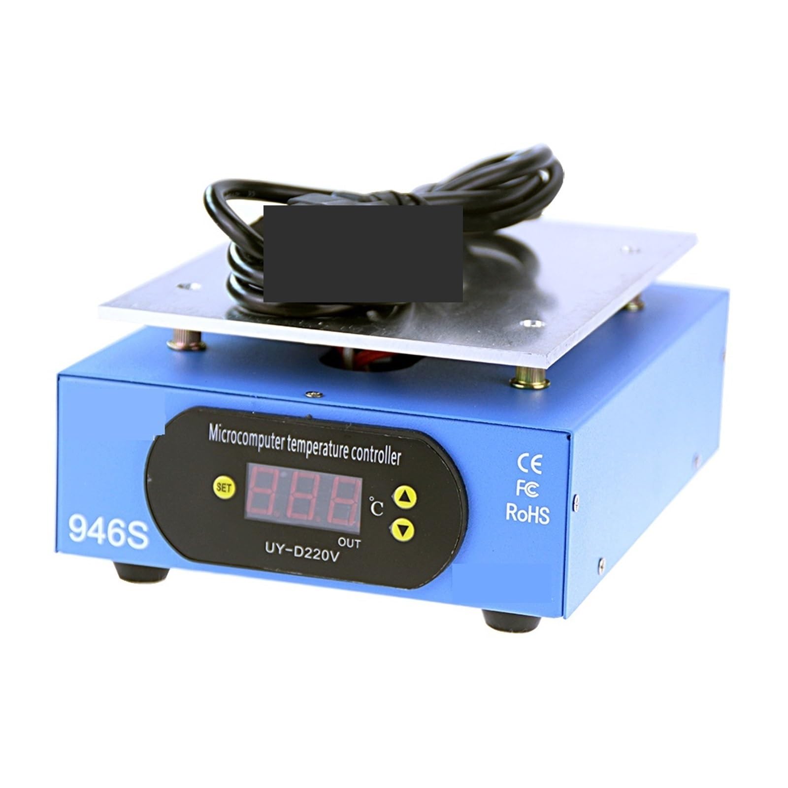 Lötheizplatte, Vorwärmstation 946S Vorwärmstation 400 W LCD Digital 140 x 200 mm Plattform-Heizplatte for LCD-Bildschirm-Trennmaschine(Package2)