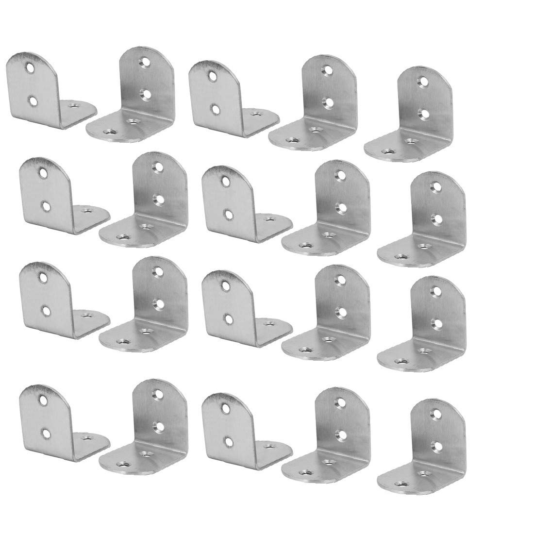 New Lon0167 Supporti per In primo piano mensole efficacia affidabile ad angolo fisso con vite in acciaio inossidabile 50mmx50mmx38mm 20pz(id:5fa aa 65 12e)