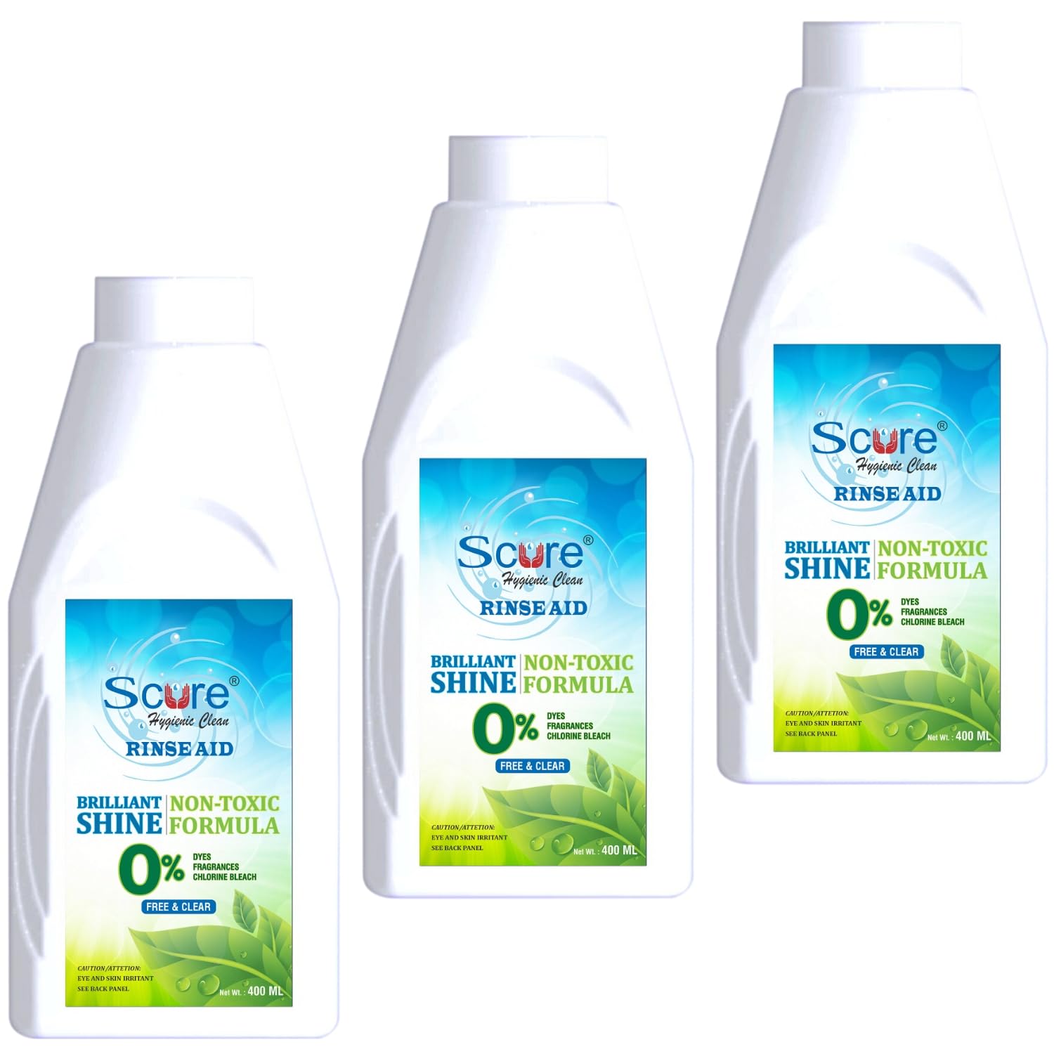 Scure Dishwasher Rinse Aid | Pack OF 3, 400 ML Each | For Shinier & Dryer Dishes | Spot Prevention | Dishwash liquid (B08DLM8LHV) Amazon Price History, Amazon Price Tracker