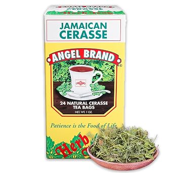 Angel Brand Cerasse Tea Bags Jamaican 24 Bitter Melon Tea for Detox. - Most popular teas in Jamaica with Health Benefits and Delicious Flavor Profile