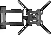 Suporte Articulado de Parede para TV, Ajuste Livre, Adequado para TVs Planas e Curvas de 16 a 63 Polegadas (VESA 400 x 400 Max), Suporta um Peso Máximo de 35 Quilogramas, Instalação Fácil (Preto)