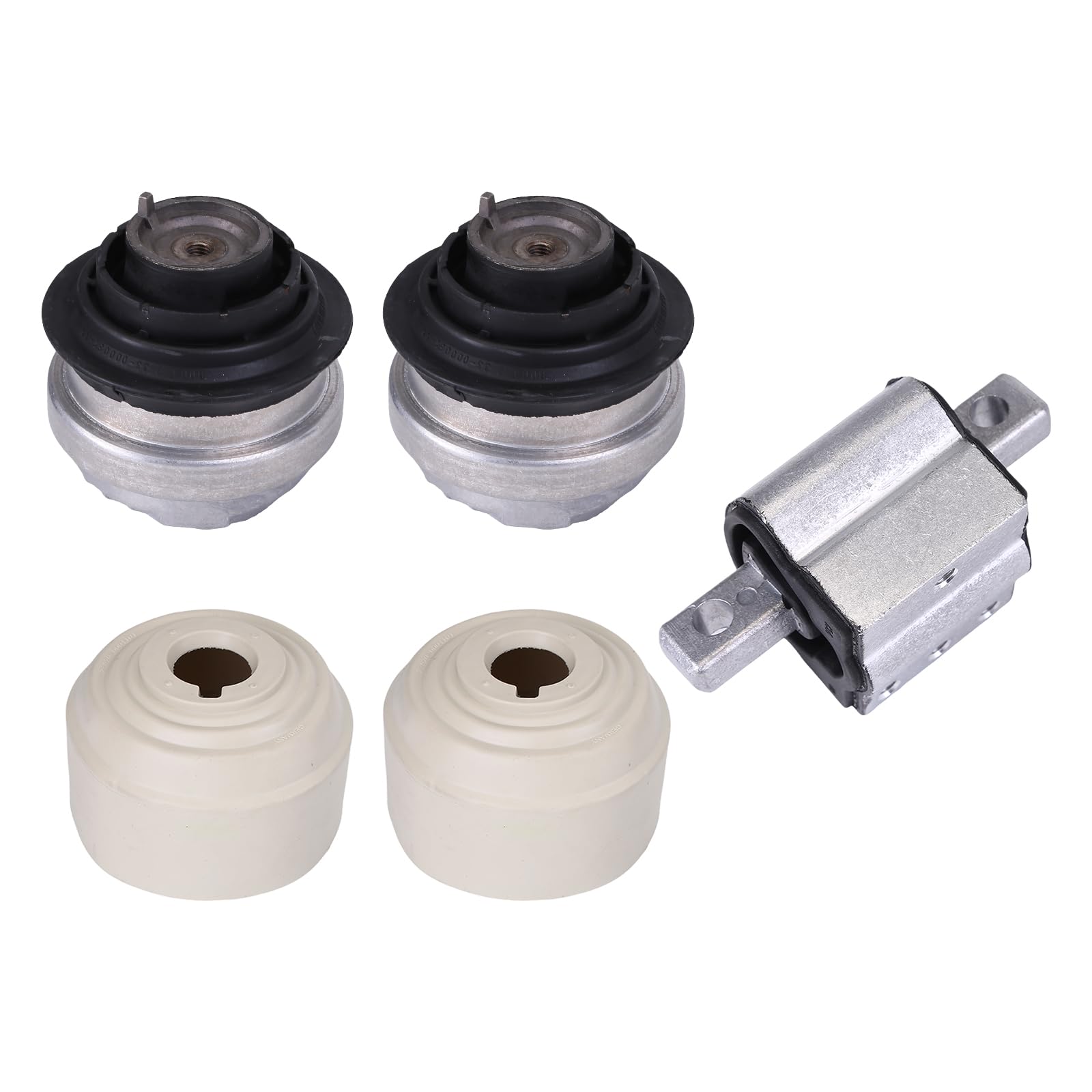3 Stück Motorhalterungen, 36918 38865 36363 Passend für Mercedes-Benz W203 CLK C209 W211 Motorhalterungs Getriebelagersatz Motorhalterung kompatibel mit 2003 2004 2005 2006 2007 2008 2009