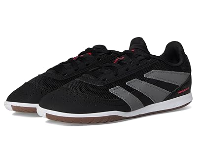 adidas Kids Club Predator Indoor Sala Soccer Shoes (Little Kid/Big Kid) Kids Shoes Black/Grey/Lucid Red : 11.5 Little Kid M, Rubber