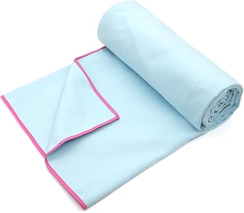 Miniatura 2 de Eunzel Toalla de yoga caliente antideslizante toalla de microfibra ultra absorbente para yoga caliente, pilates, bikram y entrenamiento, 26.5 x 72