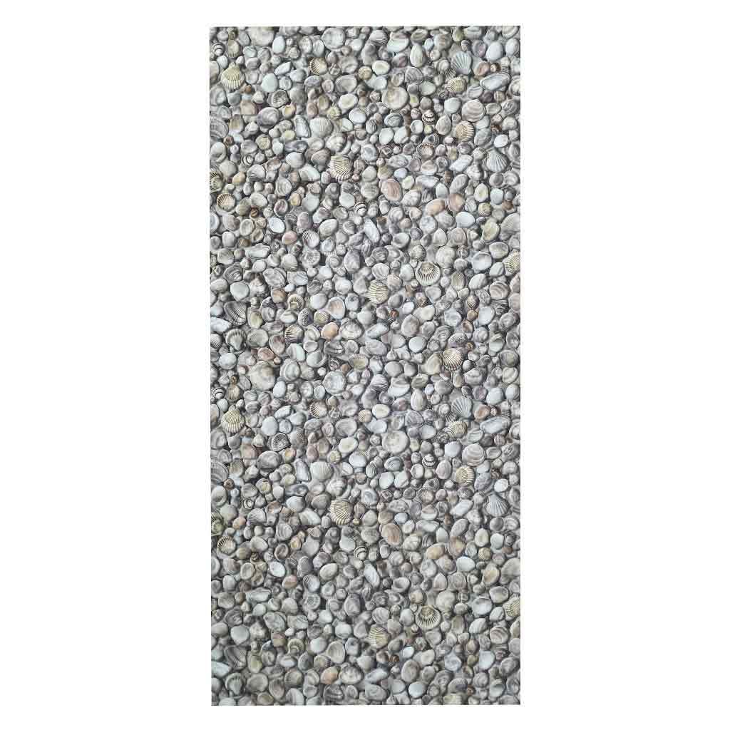 Tadi & Imperio1979 Tapis Vinyle Long numérisé pour Votre Espace, Cuisine, Couloir, Salon, Salle à Manger, Sol en PVC (67 x 550 cm, Coquillages)
