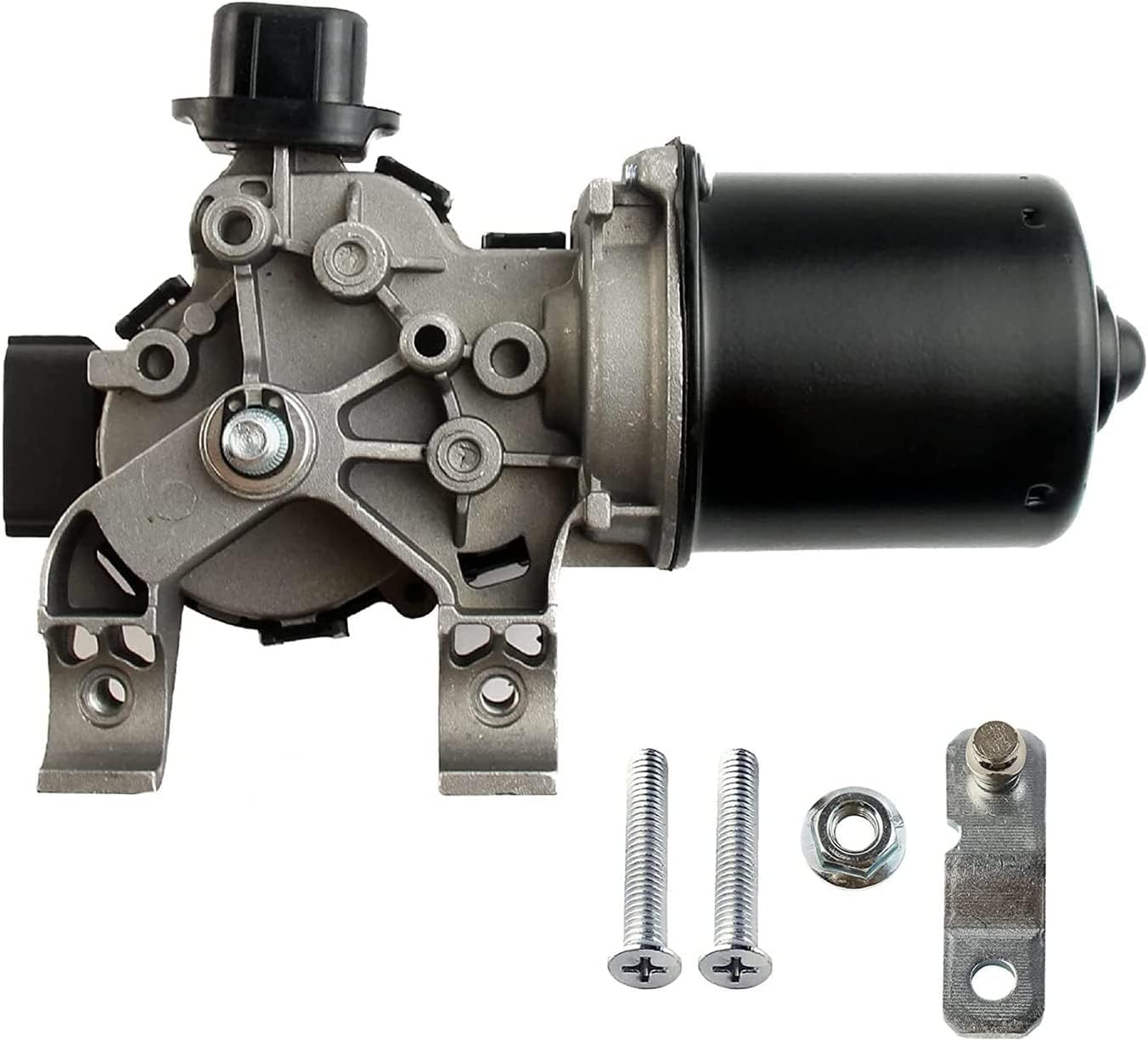 Moteur de Tringlerie d’Essuie Glace Avant avec Vis de Fixation compatible pour Renault Clio 4 Tous Modèles de 2012 à 2019 OEM : 28 8A 532 68R 288A53268R