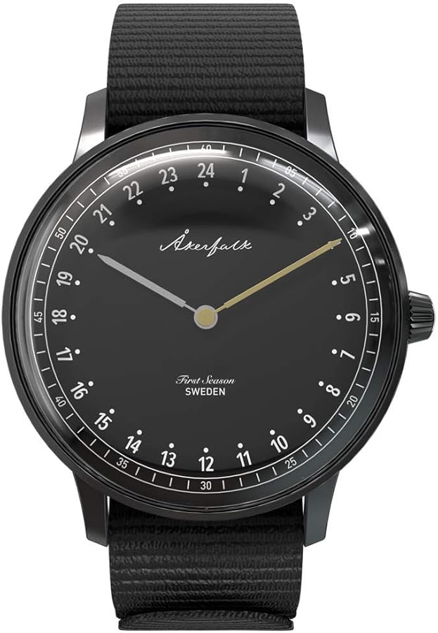 Amazon | Åkerfalk オーカーフォーク 腕時計 24時間表示 北欧デザイン