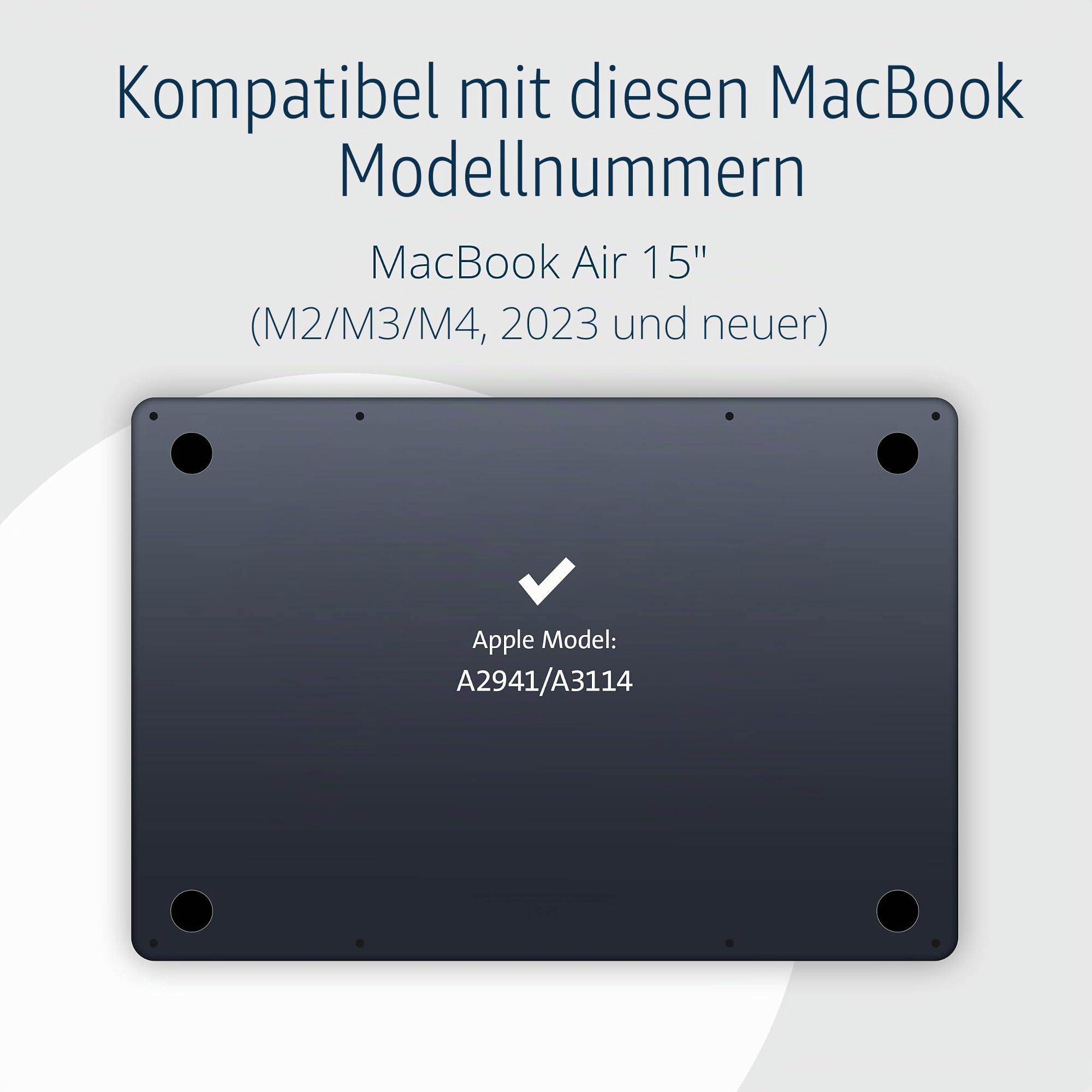 Kensington MagPro Elite Magnetische Sichtschutzfolie für MacBook Air 15" (M2, 2023), abnehmbare Blickschutzfolie mit Blaulichtreduzierung, exklusiv für MacBook Air 15" entwickelt (K58306WW)