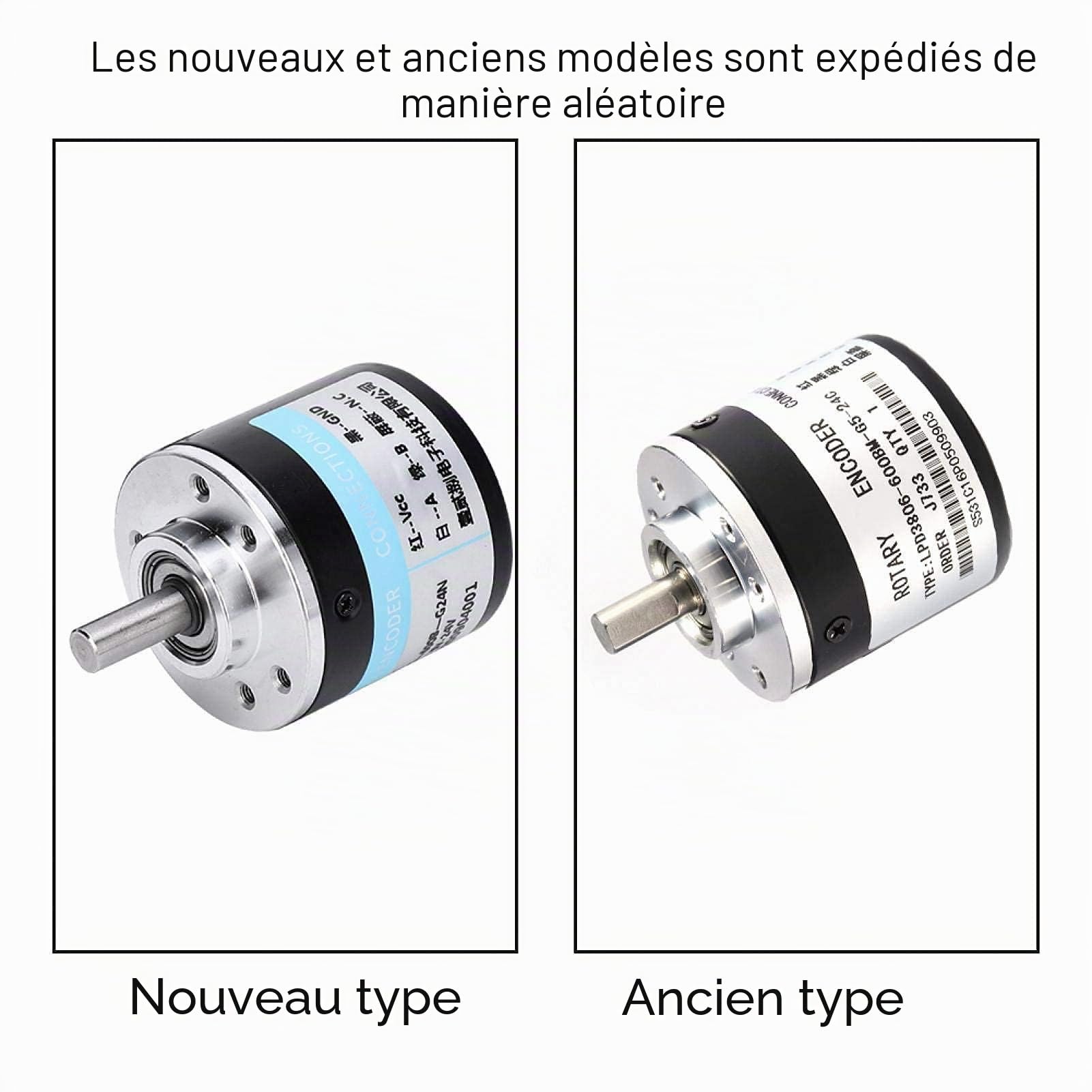 Encodeur Rotatif incrémental 600P/R, Arbre AB 2 Phases 6mm Tension Large 5V-24V, Performances de Travail Stables, Bonnes Conditions de Travail, Codeurs rotatifs magnétiques incrémentaux