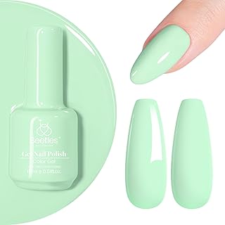 Beetles Mint Green Gel Nail Polish 15ml Green Gel Polish Color Gel Polish Soak off Uv Led Nail Lamp Nail Art Manicure Salon Salon DIY Gel Nail Design