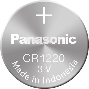 PANASONIC BATTERIES - CR1220 - BATTERY, LITHIUM, 3V, COIN CELL