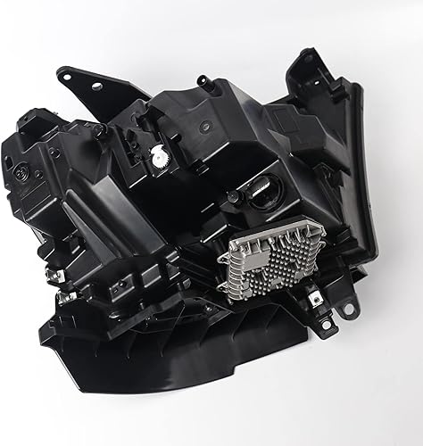 Miniatura 9 de FIONE Conjunto de faros delanteros LED compatible con Dodge Ram 1500 2019-2022, cubierta negra, faro delantero derecho del lado del pasajero