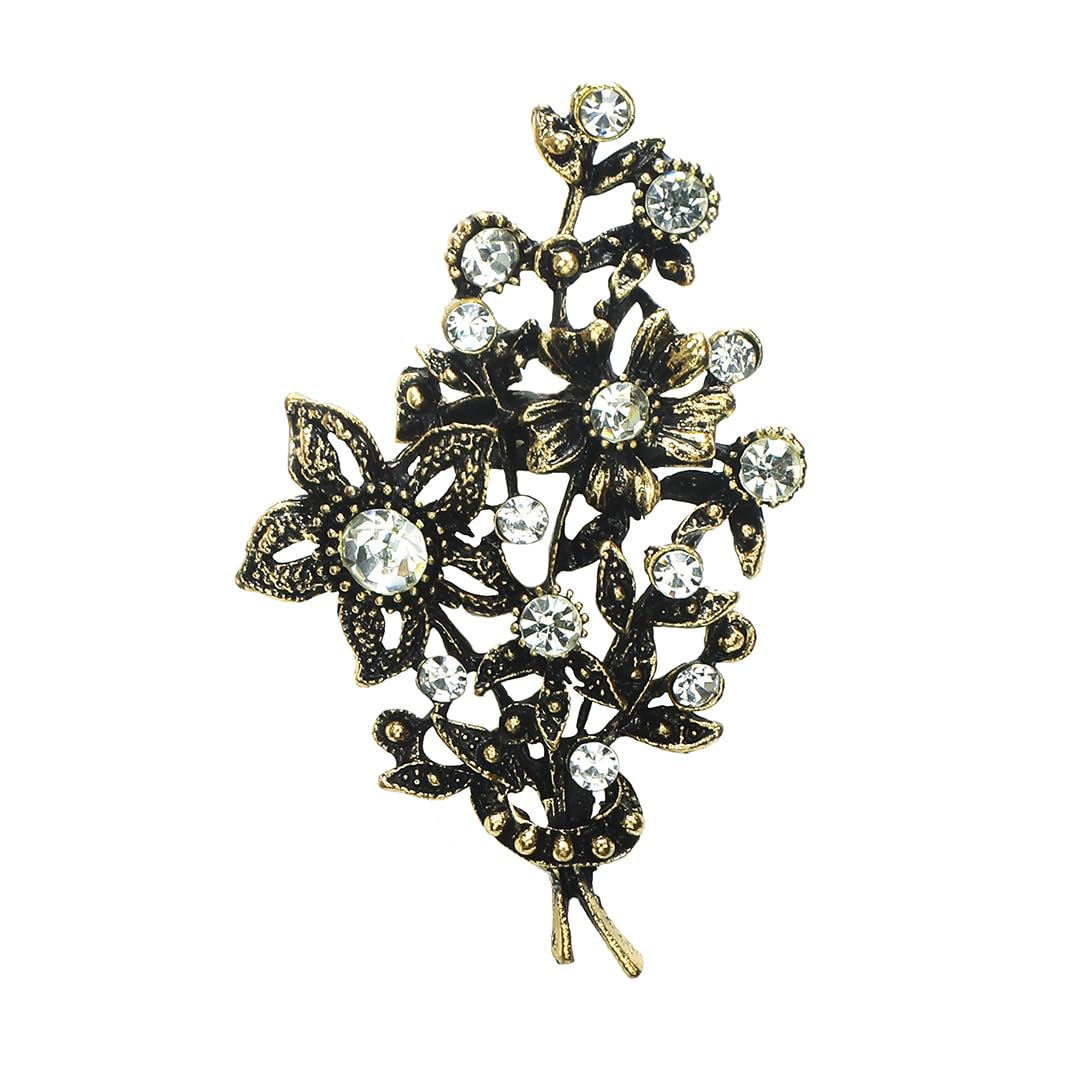 Kavove The Petal Whispers Silver Colour Brooch (B0CRP3GN67) Amazon Price History, Amazon Price Tracker