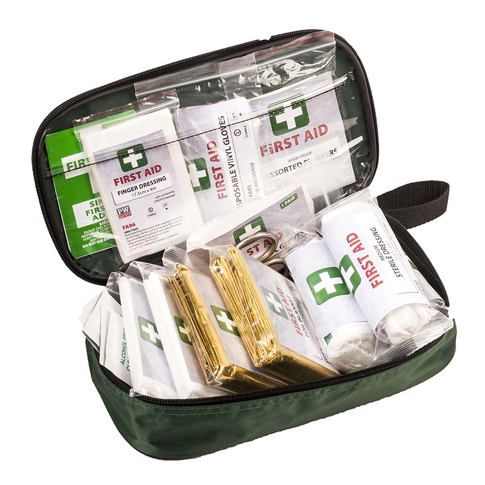 Portwest Kit secours véhicule 16 personnes, Couleur: Vert, FA23GNR