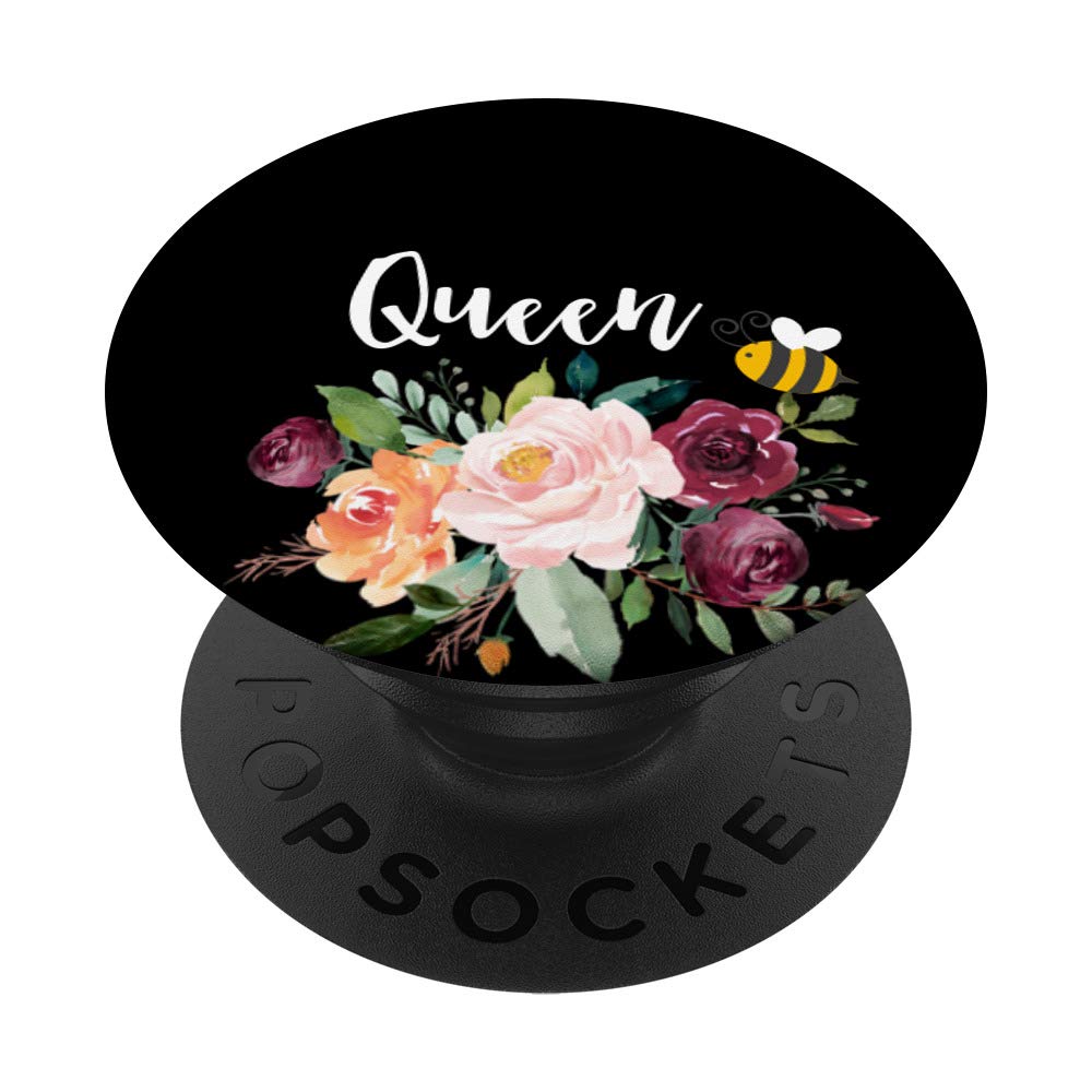 Queen Bee - Cute Bumblebee Floral