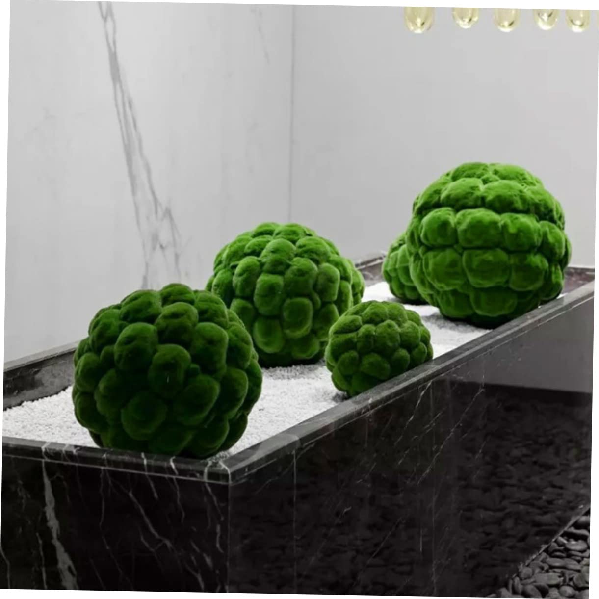 ABOOFAN 3 Pezzi di Muschio Verde Artificiale Muschio Decorativo per Centrotavola Muschio Finto Stabilizzato per Ciotola Muschio Decorativo per Paesaggio