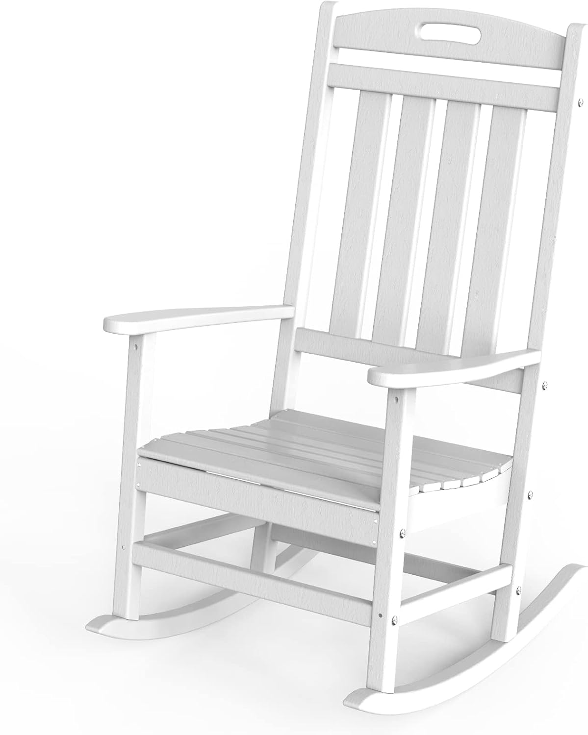 POLYDUN Patio Rocking Chairs, Poly Lumber Rocking Chairs